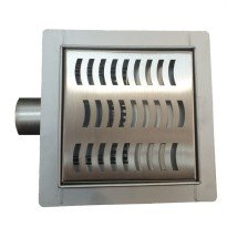 Rigola dus patrata GEHLER ONDA din inox SQ-03 13cm