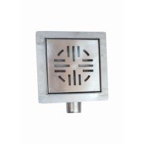 Rigola dus patrata GEHLER VOLTA din inox SQ-05 13cm
