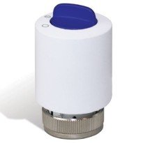 Actuator termoelectric Salus T30NC230M, cu functie de deschidere manuala, M30 x 1.5, 230 V, alb 