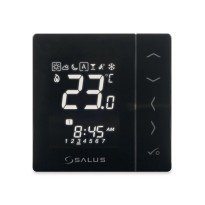 Termostat ambient Salus VS30B cu fir, programabil, montaj in doza, 5 ani garantie