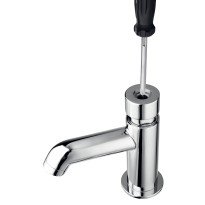 Baterie lavoar Ferro Prestige II cu temporizare si control al debitului si temperaturii