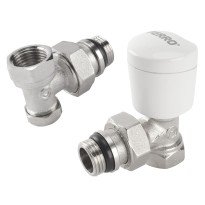 Set termostatat cu cot 1/2” cu cap termostatic Ferro ZTB02