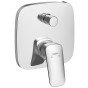 Baterie cada - dus incastrata Hansgrohe Logis patrata crom lucios