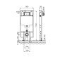 Rezervor incastrat WC Schell Montus C 90