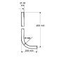 Teava de spalare WC SCHELL din Inox