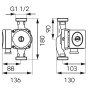 Pompa circulatie Ferro GPA II 0605W 25-80 180