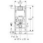 Bazin WC incastrat GEBERIT Duofix Delta UP112