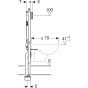 Bazin incastrat pentru WC GEBERIT Duofix Sigma 8 cm