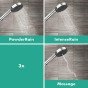 Set de dus Hansgrohe Pulsify Select 105 Relaxation crom 3 functii