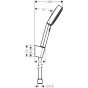 Set de dus Hansgrohe Pulsify Select 105 Relaxation crom 3 functii