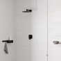 Brat de dus Hansgrohe Vernis Shape 24 cm negru mat
