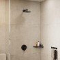 Brat de dus Hansgrohe Vernis Blend 24 cm negru mat