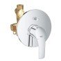 Baterie dus cu divertor montaj perete monocomanda Grohe Eurosmart 1/2