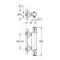 Baterie de duș cu termostat Grohe Grohtherm 800 1/2 