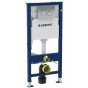 Rezervor incastrat WC Geberit Duofix cu set fixare si clapeta crom Delta20