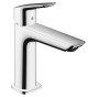 Baterie lavoar Hansgrohe Logis 110 Fine crom cu ventil Pop-Up