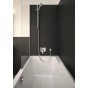 Baterie cada - dus incastrata Hansgrohe Logis patrata crom lucios