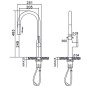 Baterie bucatarie cu cap extractabil Gehler Runde 7416196C