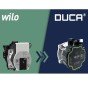 Motor pompa circulatie Duca WEX 15-8 FCI inlocuitoare pentru Wilo Para si Yonos Para-PC