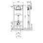 Rezervor incastrat pentru WC Schell Montus C 120