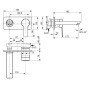 Baterie ingropata pentru lavoar Ideal Standard Gio A6107AA