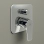 Baterie dus Ideal Standard Cerafine D A7189AA cu montaj incastrat, corp ingropat inclus, crom