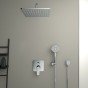 Baterie dus Ideal Standard Cerafine D A7189AA cu montaj incastrat, corp ingropat inclus, crom