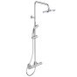 Coloana de dus Ideal Standard Ceratherm T25 cu baterie termostatata si para rotunda