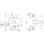 Baterie cada - dus Ideal Standard IdealStream B1487AA crom