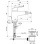Baterie bideu Ideal Standard Ceraflex B1718AA crom