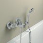 Baterie cada - dus Ideal Standard Ceraflex B1722AA cu para, furtun si agatatoare de dus