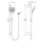 Set de dus Ideal Standard IdealRain EvoJET B1761AA