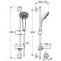 Set de dus Ideal Standard Ideal Rain Soft M3 B9415AA