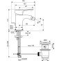 Baterie bideu Ideal Standard Alpha crom