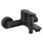 Baterie cada - dus Ferro Ritto BTR1BL de perete, negru