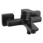 Baterie cada - dus Ferro Vitto Verdeline de perete, negru mat BVI1VLBL