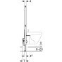 Cadru Geberit Duofix pentru fixare bideu, inaltime 112 cm