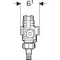 Flotor umplere Geberit, tip 380, racord de apa lateral, niplu din alama