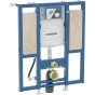 Rezervor Geberit Duofix pentru vas WC suspendat, 112 cm, cu rezervor încastrat Sigma 12 cm, cu acces liber, pentru mânere de sprijin şi de susţinere