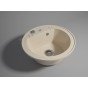 Chiuveta compozit Ferro Mezzo II rotunda 51 cm bej nisip