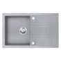 Chiuveta compozit Ferro Mezzo II reversibila 78x48 cm gri