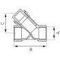 Filtru Y impuritati Ferro 3/4 F03