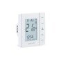 Termostat ambient Salus FC600 cu fir pentru ventiloconvectoare, alb, montaj in doza, 5 ani garantie
