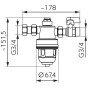 Filtru anti-magnetita Ferro FMDS20