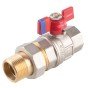 Robinet apa cu bila Ferro F-Power G3/4 cu racord olandez KFPS2