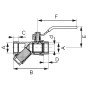 Robinet apa cu bila Ferro F-Power G1 cu filtru incorporat KFPZF3