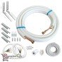 Kit complet montaj aer conditionat 24000 BTU, teava 5/8 - 3/8 - cu suporti - 3 metri