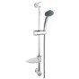 Set de dus Ferro Simpa N120 cu bara si suport culisant crom