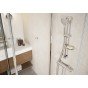 Set de dus Ferro Tutti N340 cu bara si suport culisant crom