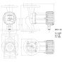 Pompa circulatie IMP-PUMPS NMT SMART 32-40 F cu turatie variabila, 10 bar, 70W, 230V